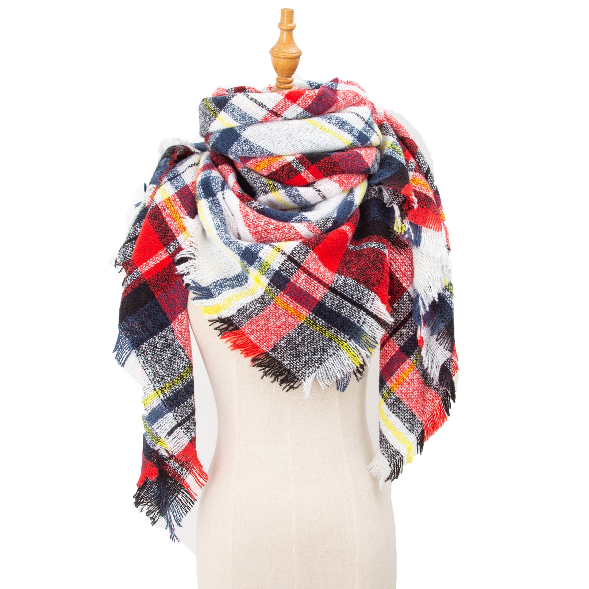 plaid shawl
