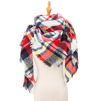 plaid shawl