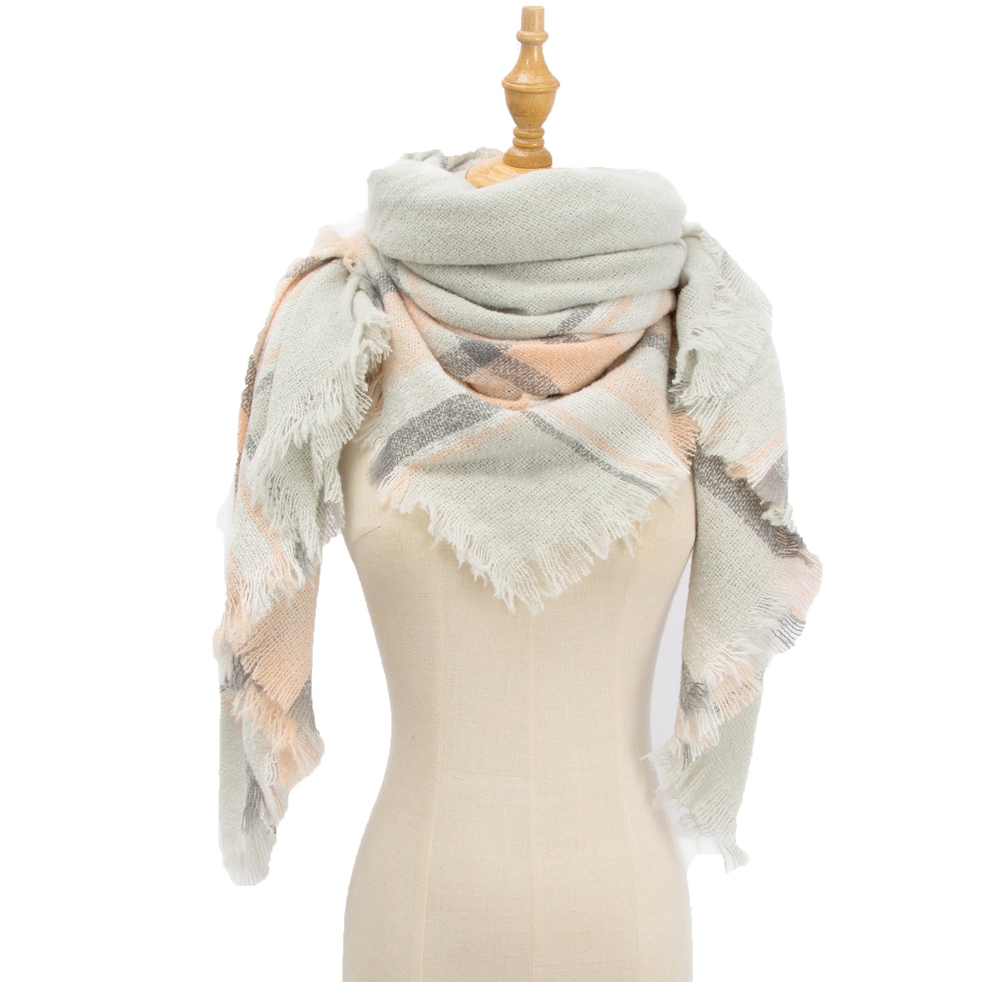 Women's Plaid Triangle