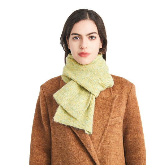 Women Winter Solid Color Scarf Chunky Cashmere Shawl