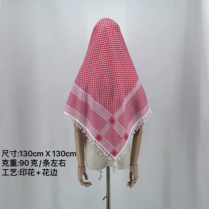 red saudi arabia keffiyeh