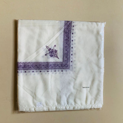 purple white headscarf​