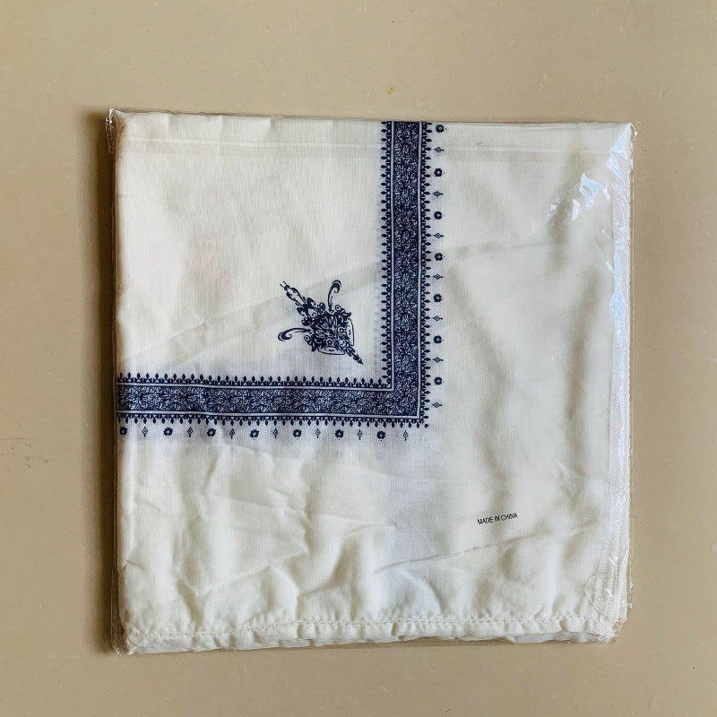 dark blue arabian headscarf​
