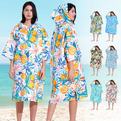 hooded poncho towel adult​