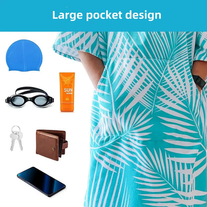 hooded poncho towel adults