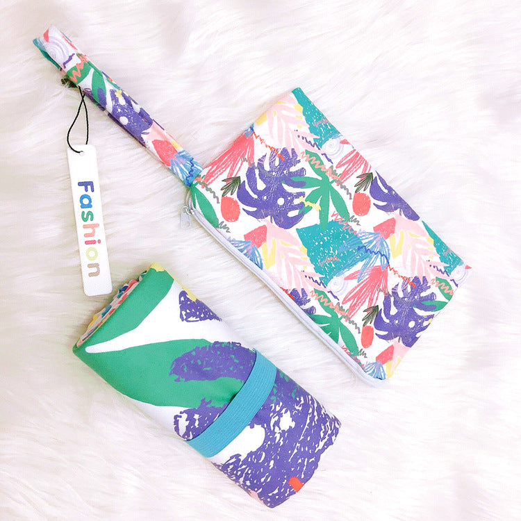 flower beach towel