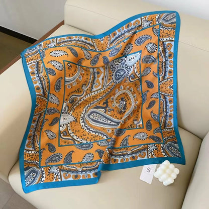 holesale Premium Satin Chiffon Square Scarf Silky Soft Fashion Headwear