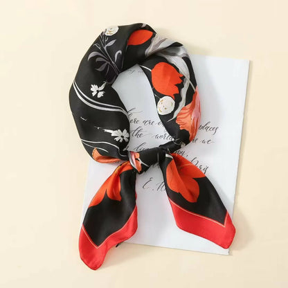 holesale Premium Satin Chiffon Square Scarf Silky Soft Fashion Headwear