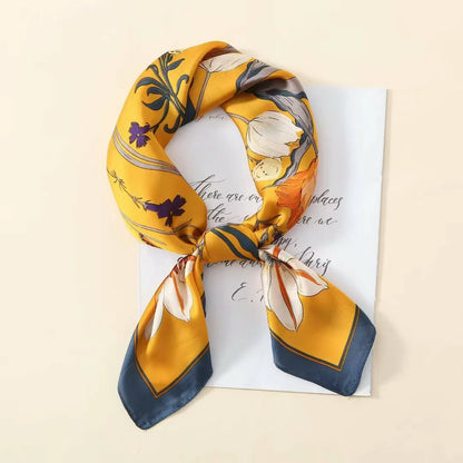holesale Premium Satin Chiffon Square Scarf Silky Soft Fashion Headwear