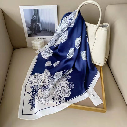 holesale Premium Satin Chiffon Square Scarf Silky Soft Fashion Headwear