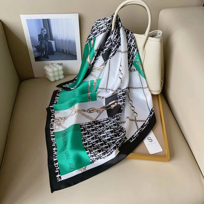 holesale Premium Satin Chiffon Square Scarf Silky Soft Fashion Headwear