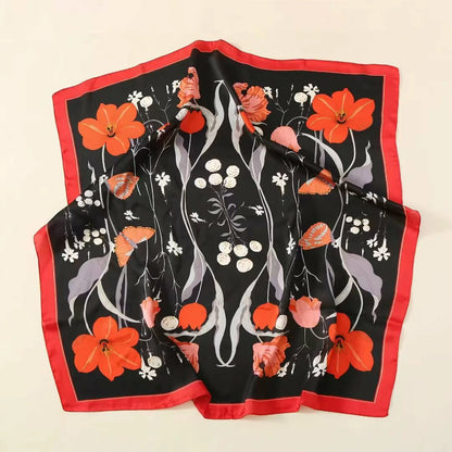 holesale Premium Satin Chiffon Square Scarf Silky Soft Fashion Headwear