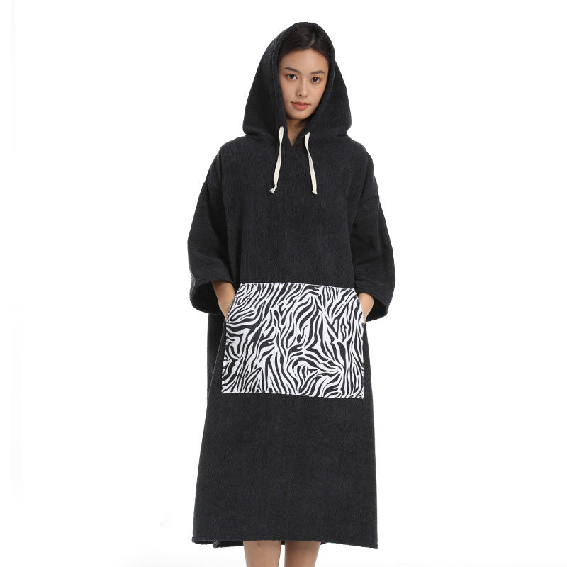 hooded beach towel