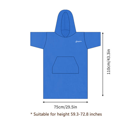 hooded beach poncho towel