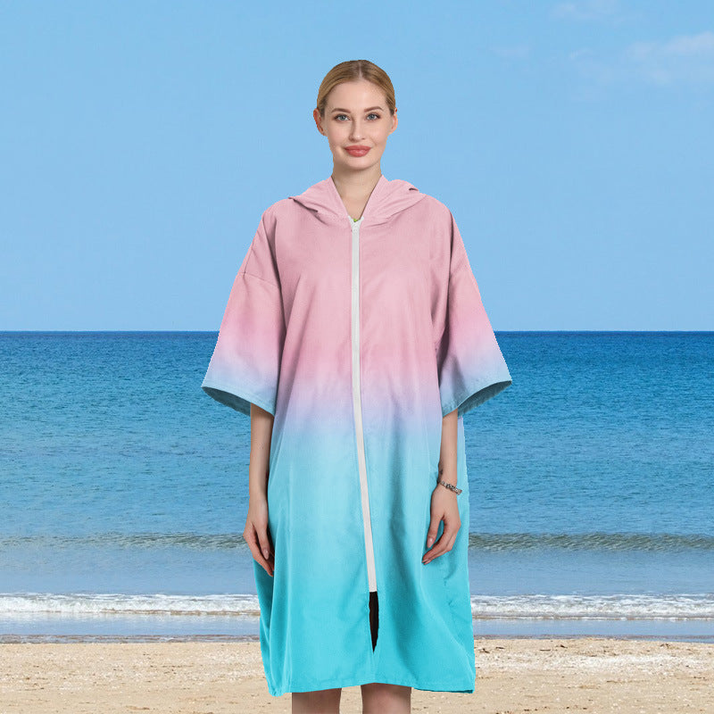 hooded beach towel