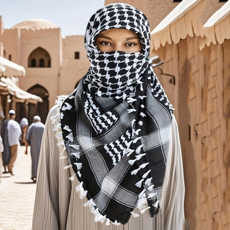 black and white shemagh​