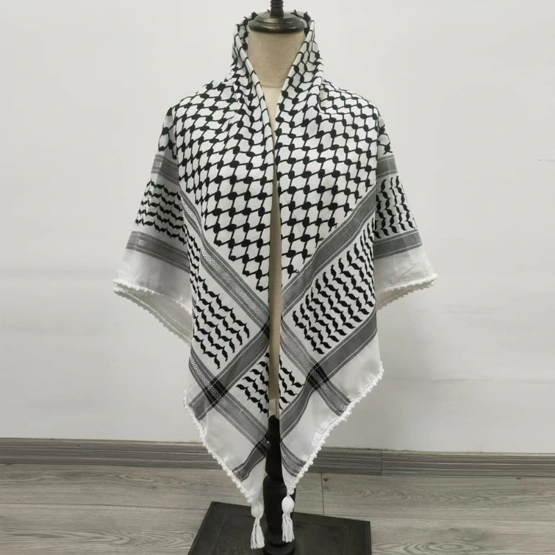 keffiyeh scarves with small ball
