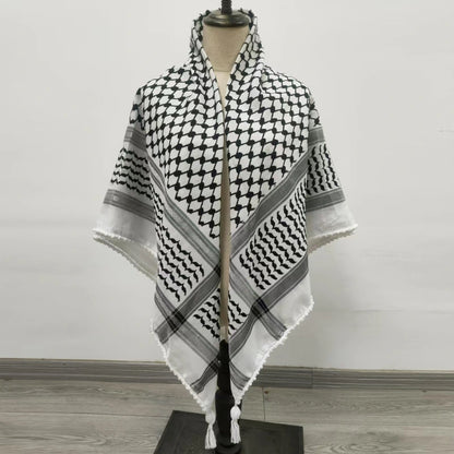 keffiyeh scarves with small ball