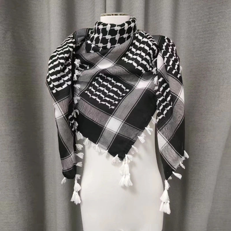 black keffiyeh shemagh scarf