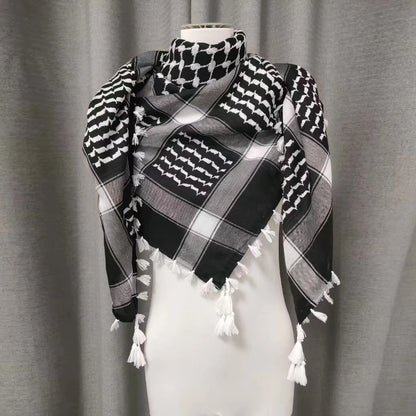 black keffiyeh shemagh scarf