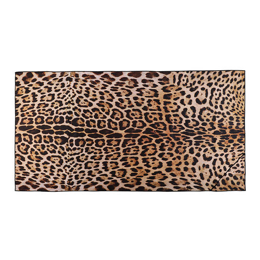 leopard print beach towel