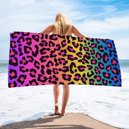 leopard print beach towel australia
