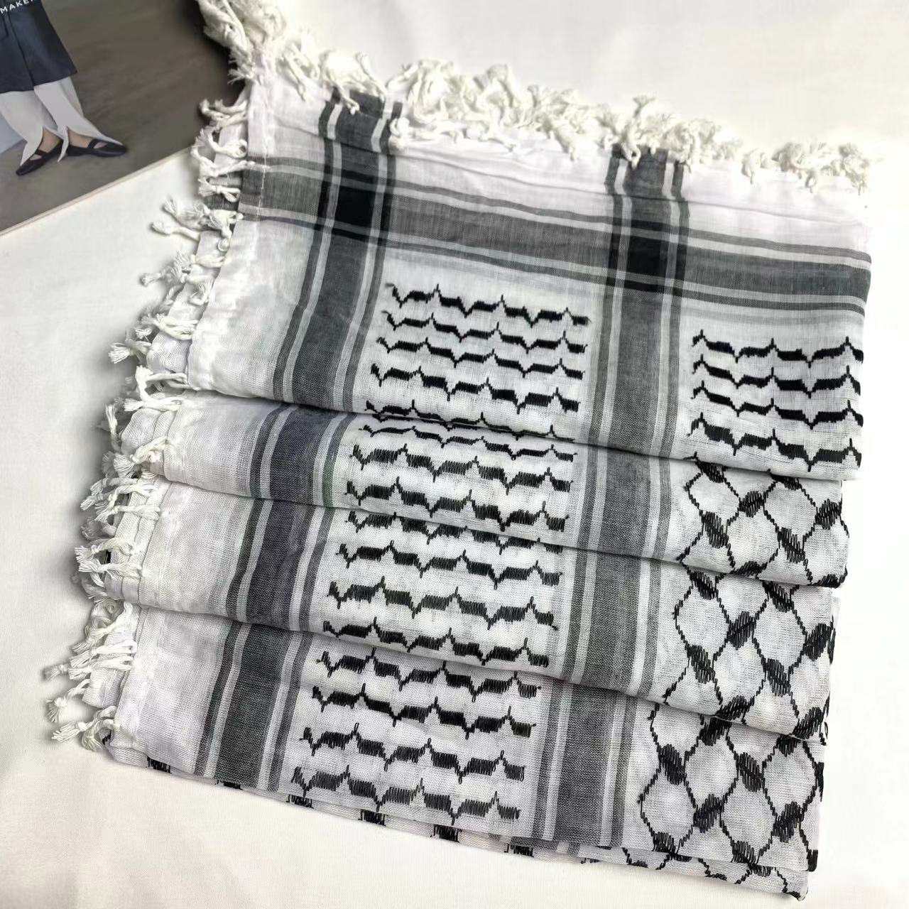 palestinian keffiyeh scarves