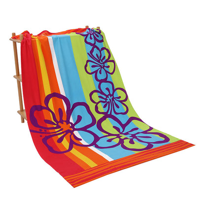 flower custom oversized beach towel