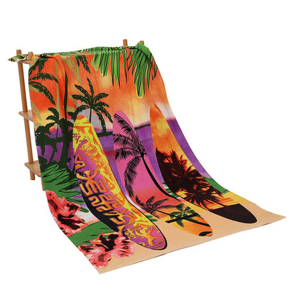 plant oversize beach towel