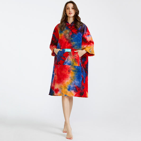 hooded beach towel poncho