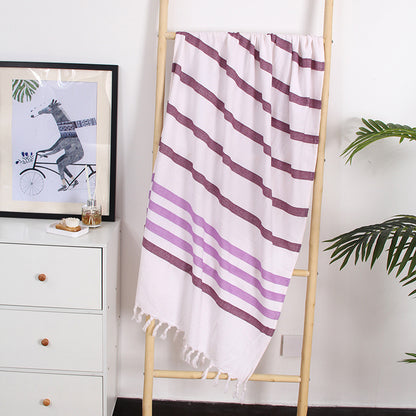 purple custom turkish beach towels