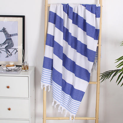 blue Turkish beach towel manufacturers