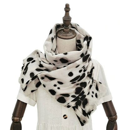 Cow print scarf