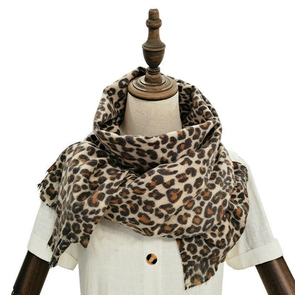 Leopard print scarf