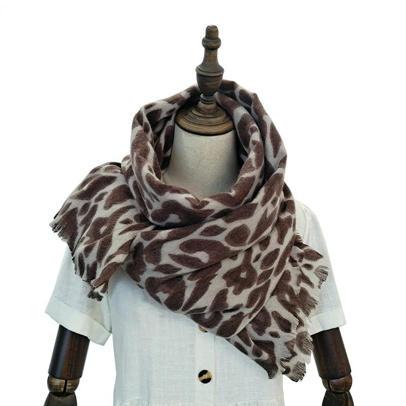 Leopard print scarf