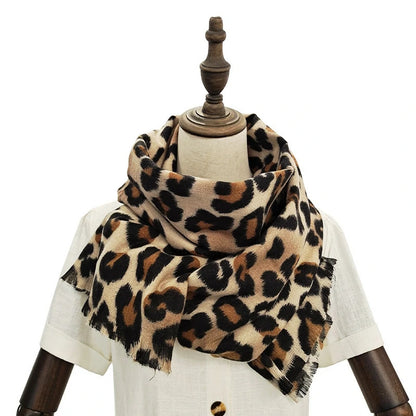 Tiger print scarf