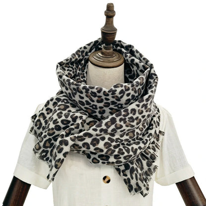Fox print scarf