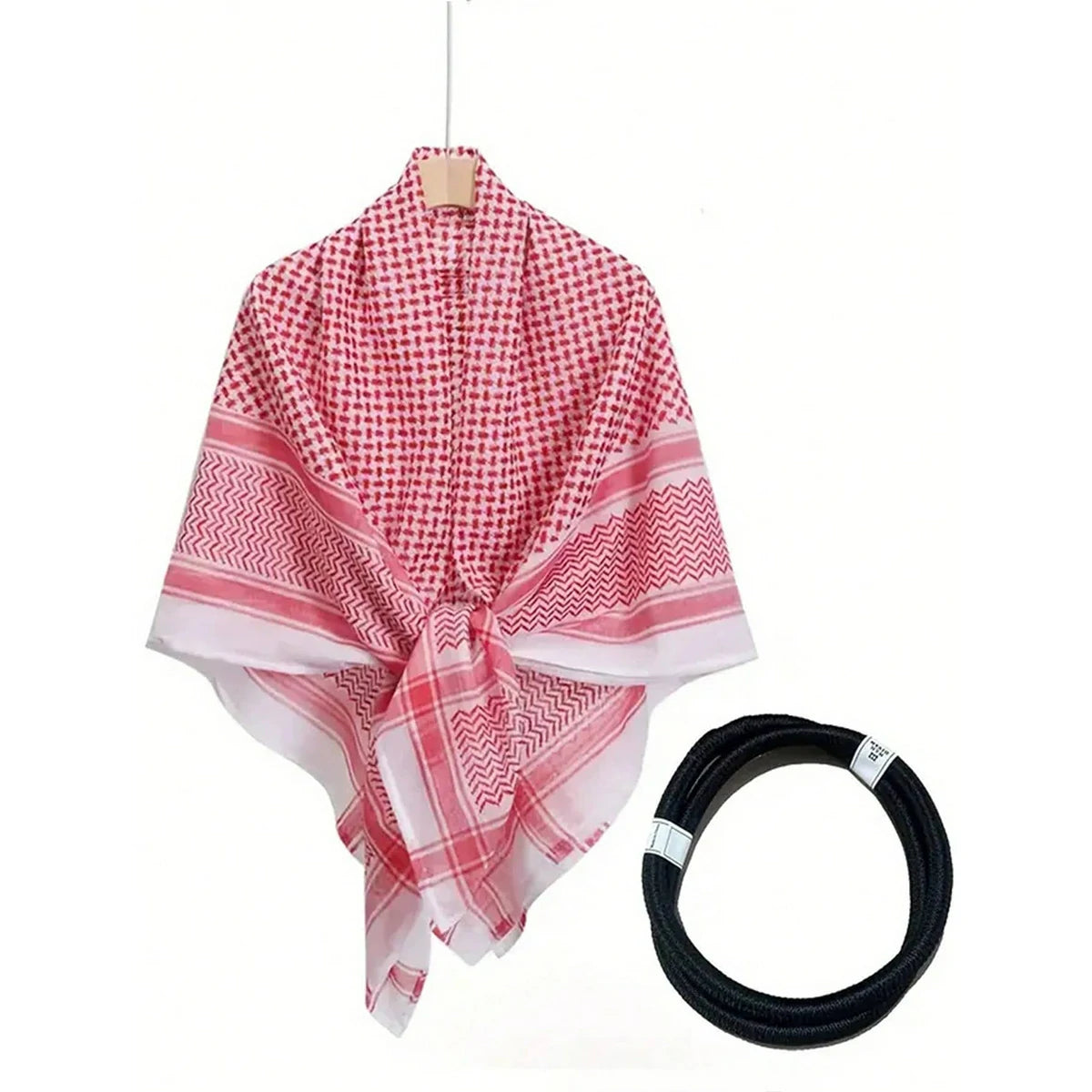Red Arabian shawl