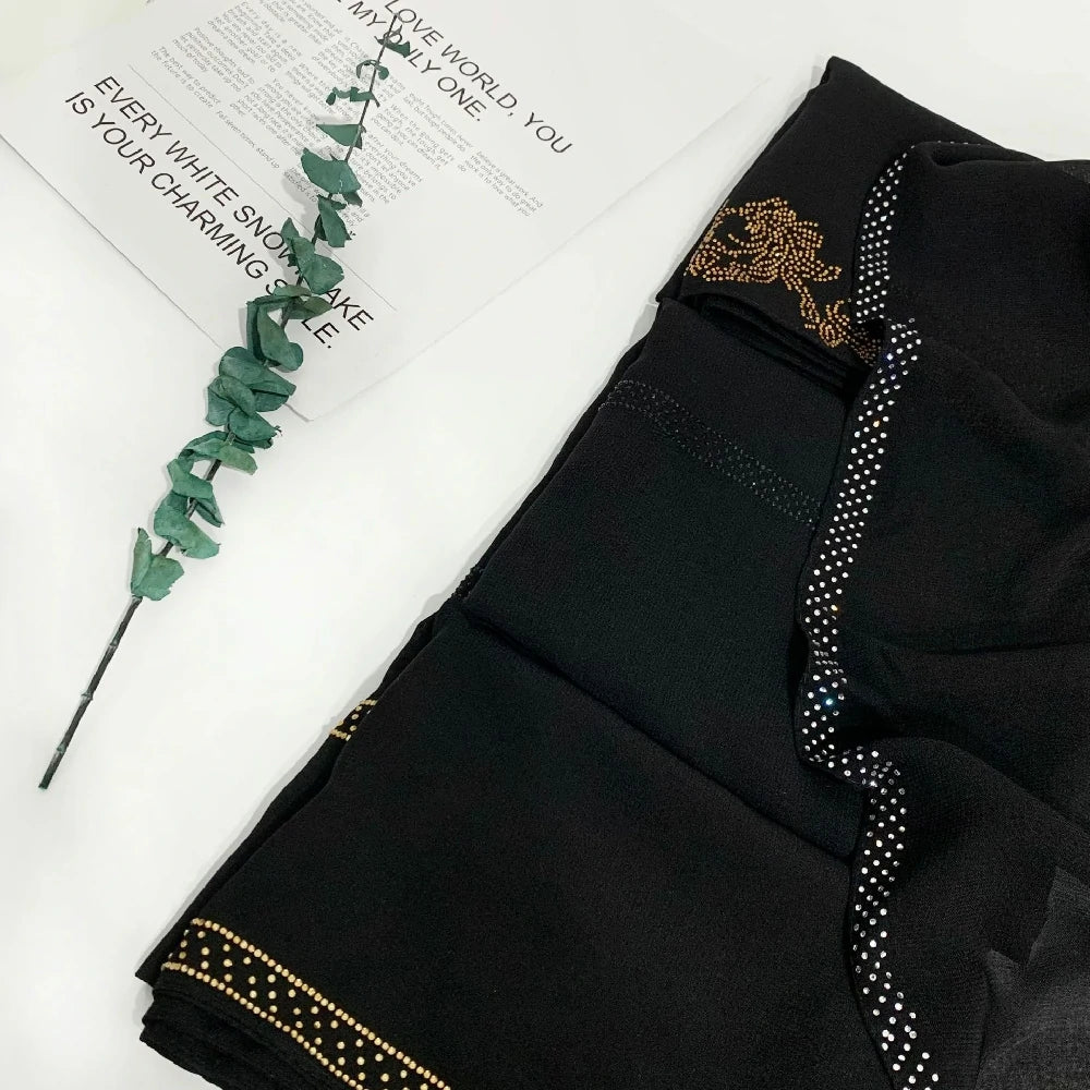 White pearlescent finish with yellow floral pattern