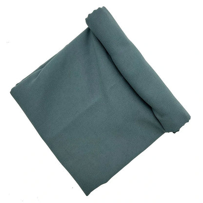 Navy blue chiffon composite silk scarf