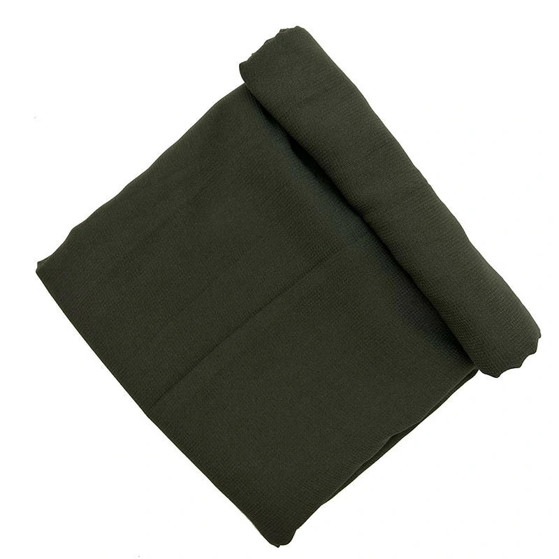 Grey chiffon composite silk scarf