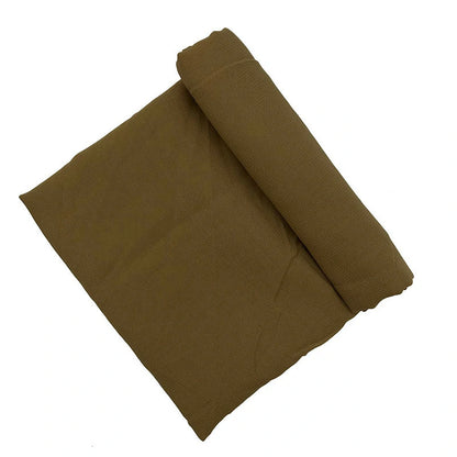 Brown chiffon composite silk scarf