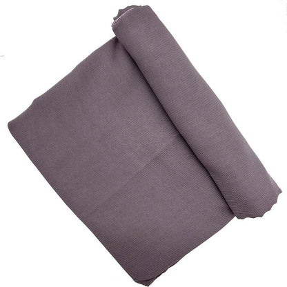 Dark red chiffon composite silk scarf