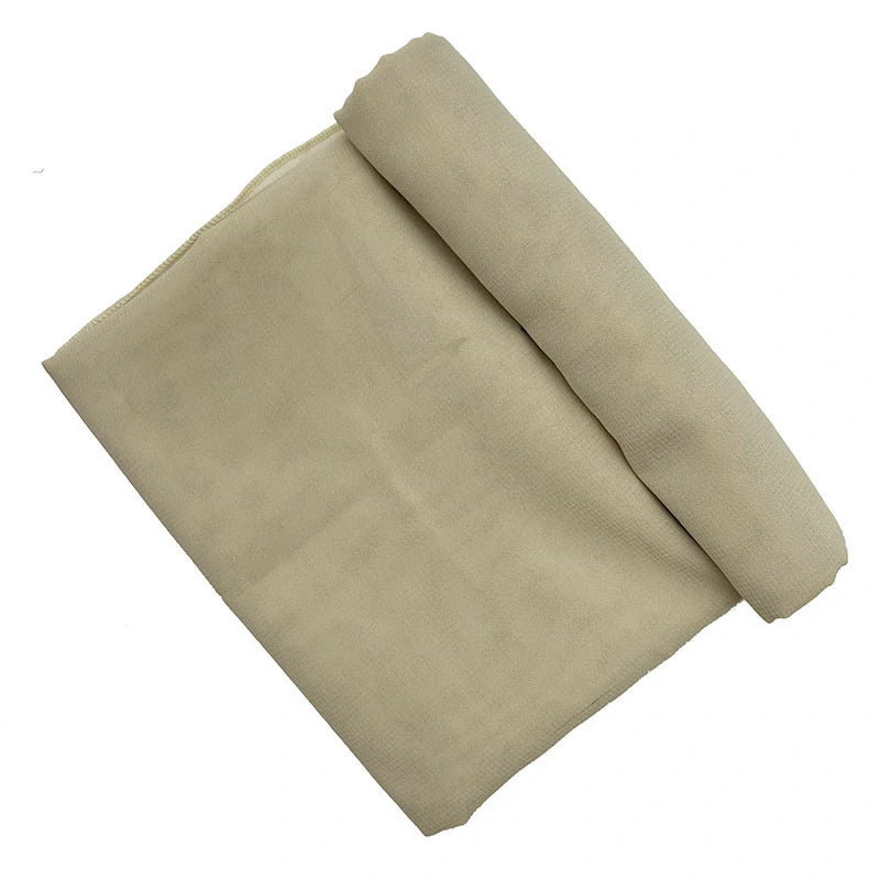 Green chiffon composite scarf