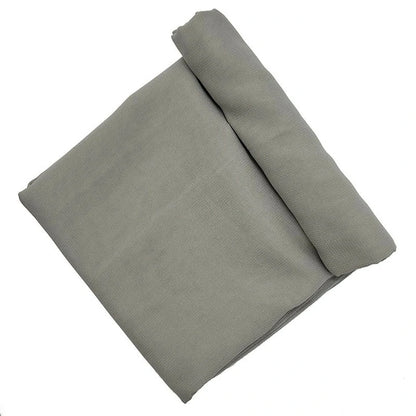 Dark green chiffon composite scarf