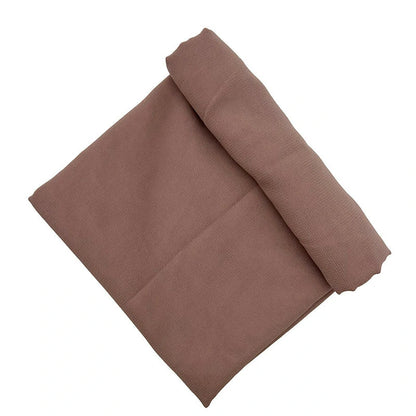 Pink chiffon composite silk scarf