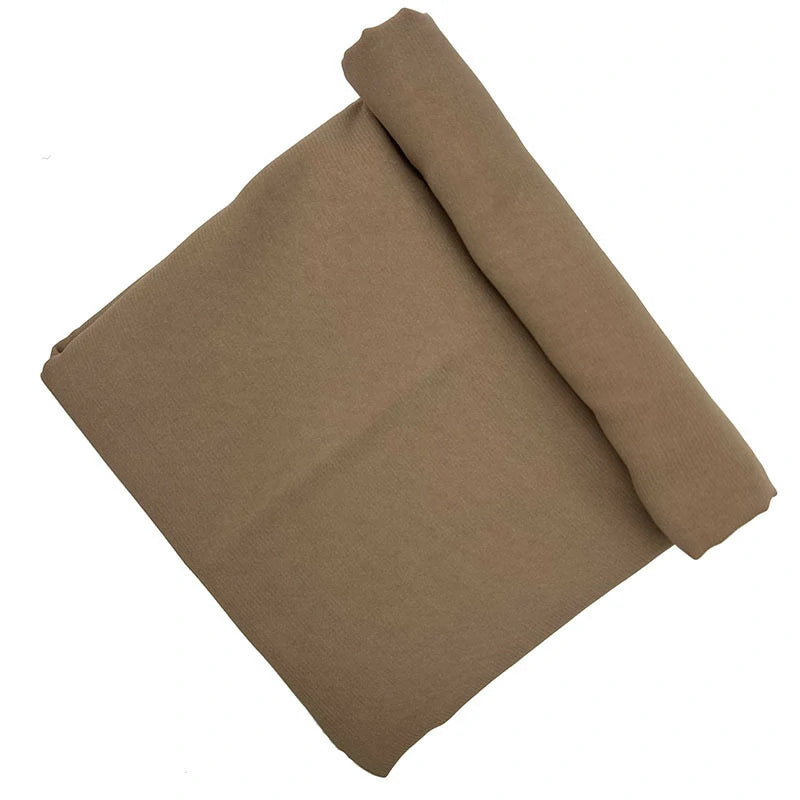 Light yellow chiffon composite silk scarf