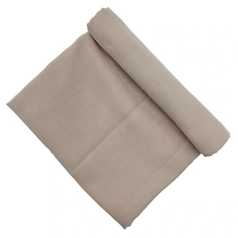 Beige chiffon composite scarf