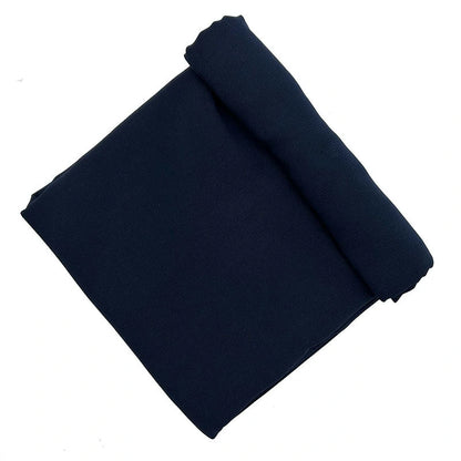 Navy blue chiffon composite scarf