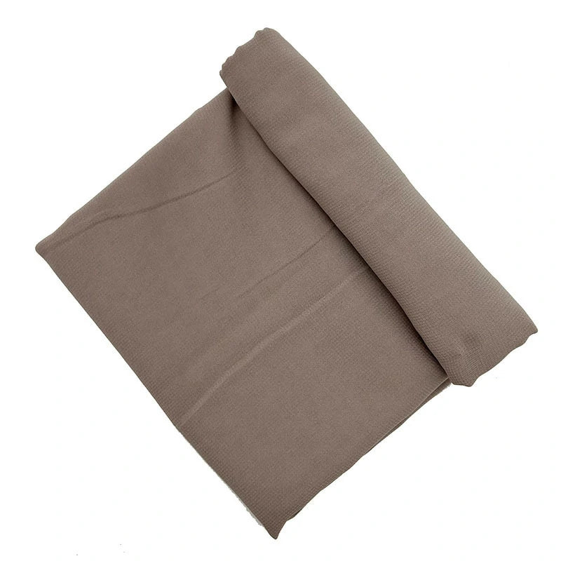 Grey chiffon composite scarf